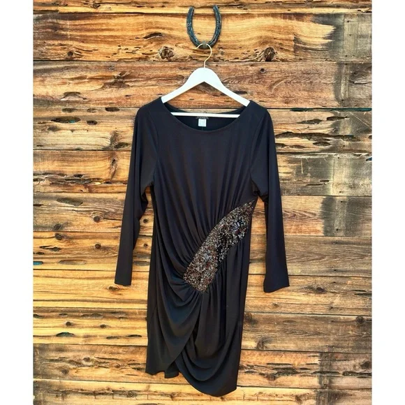one shoulder long sleeve black prom dress One Shoulder Black Prom Dresses Lace Applique Beaded Long Sleeve Formal Dresses ARD1201